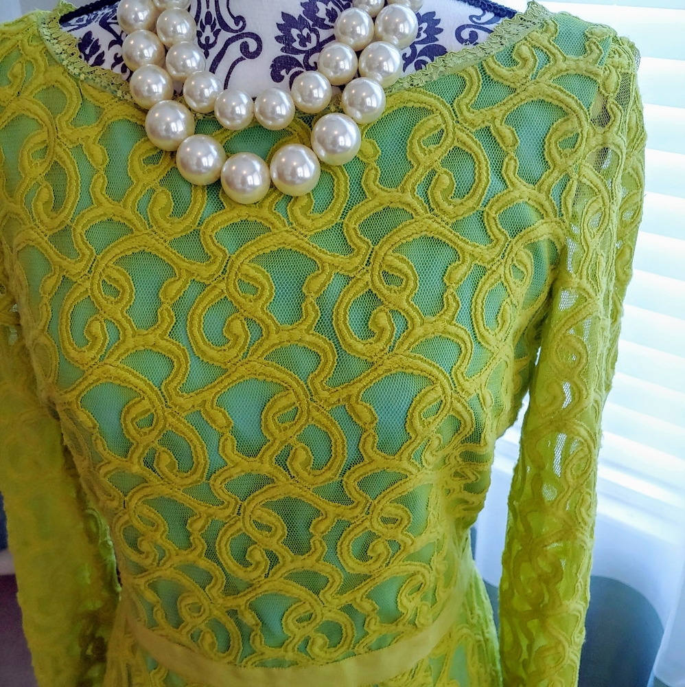 Green dress... lace dress size 10 only w…